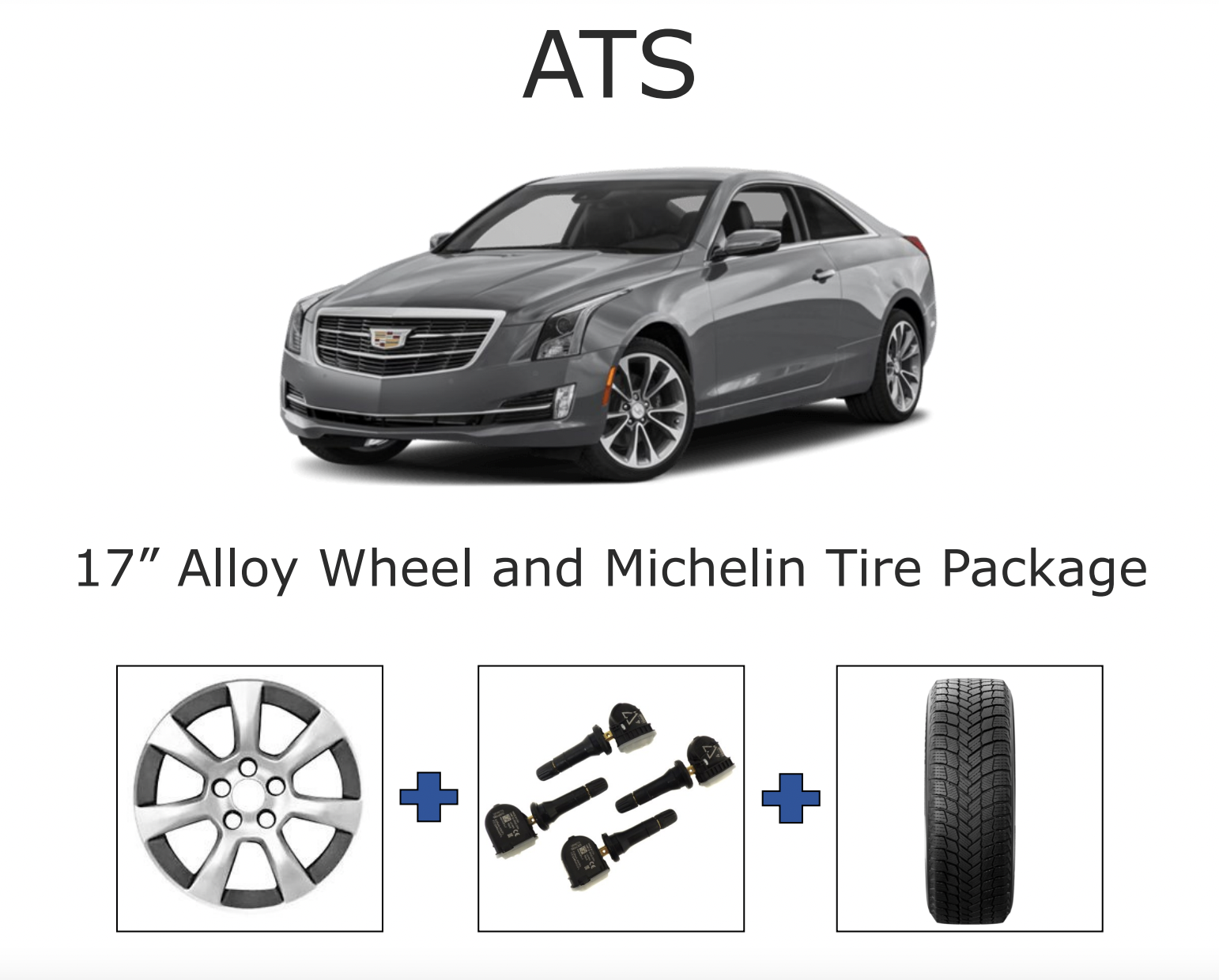 ATS 17” Alloy Wheel and Michelin Tire Package ATS 17” Alloy Wheel and Michelin Tire Package