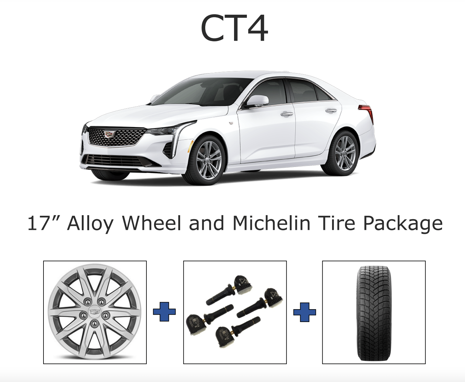 CT4 17” Alloy Wheel and Michelin Tire Package CT4 17” Alloy Wheel and Michelin Tire Package