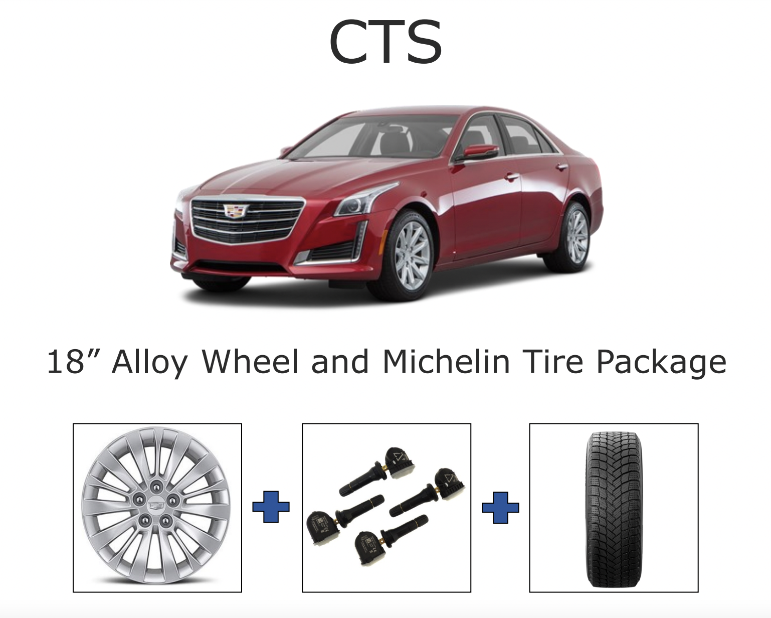 CTS 18” Alloy Wheel and Michelin Tire Package CTS 18” Alloy Wheel and Michelin Tire Package
